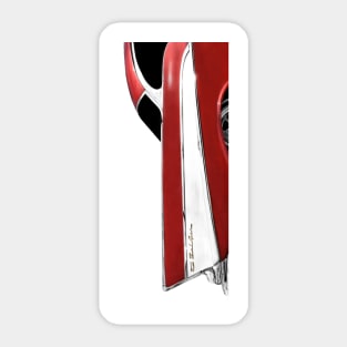 1957 Chevy Belair Tail fin detail Sticker